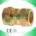 brass nipple female & male threaded coupling